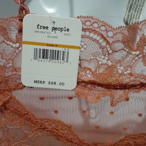 Free People "That Sweet Thing Bodysuit" Small - Picture 2 of 3